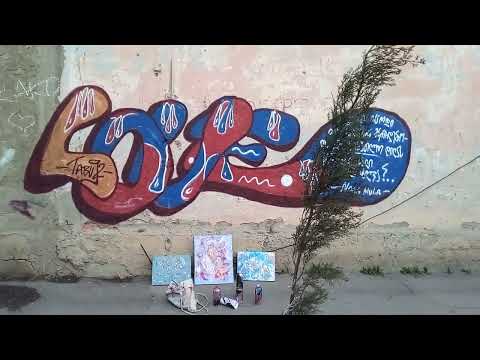 Tabu92 — LOVE | სიყვარული  / Naga Mula | Ras Green — ეს ფორთოხალი და ზღვა (graffiti, street art)